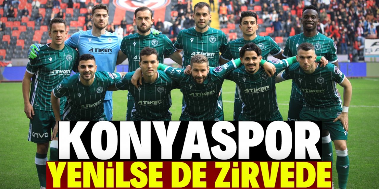 Konyaspor 5 maçlık galibiyet serisini kaçırdı