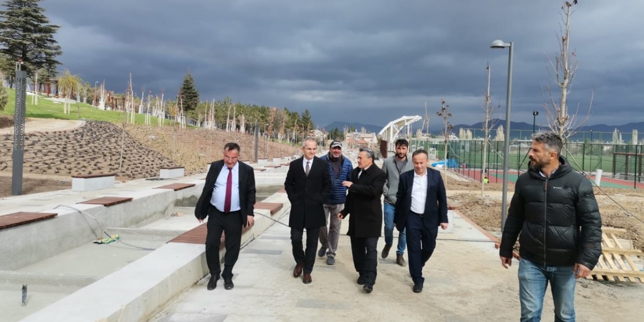 Seydişehir'de Millet Bahçesi tamamlanıyor