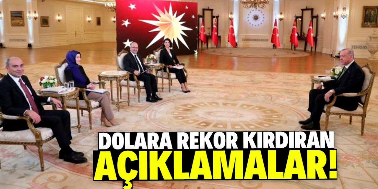 Erdoğan konuştu dolar yine rekor kırdı