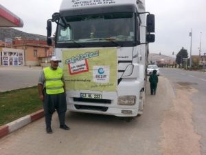 Suriye'ye 25 Ton Un Gönderildi