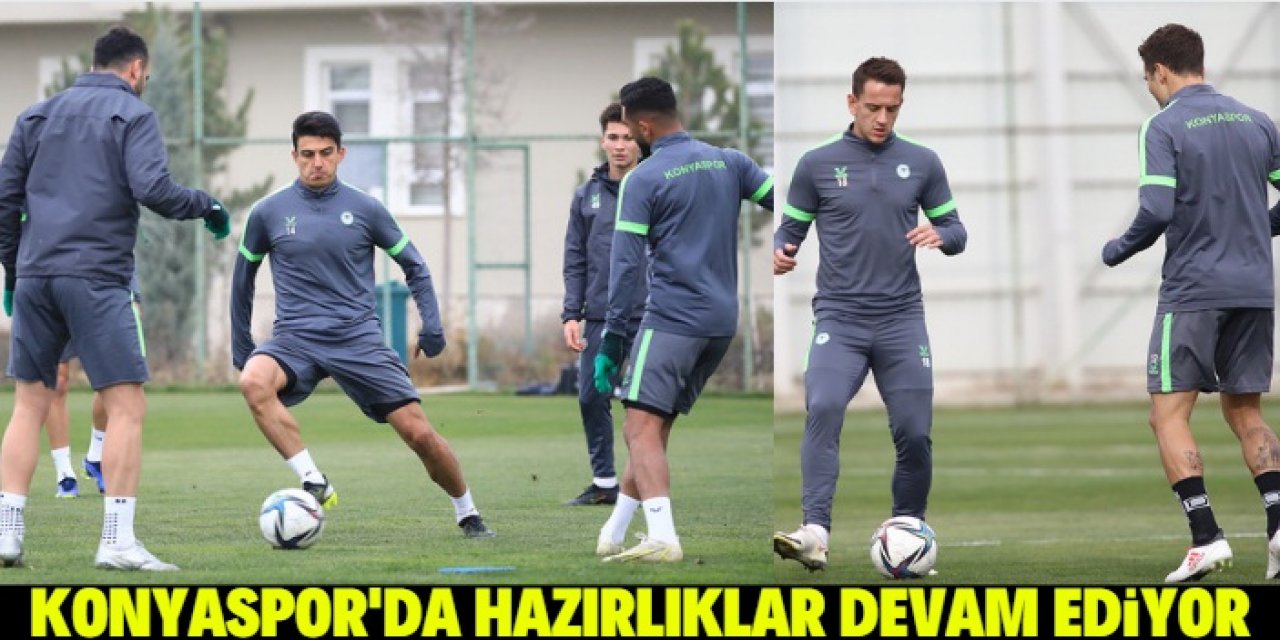 Konyaspor, Yeni Malatyaspor maçı hazırlıklarını sürdürdü