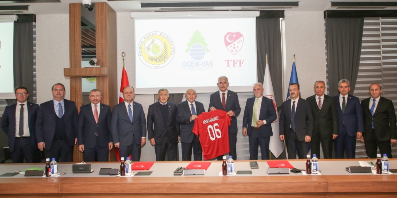 TFF ile Orman Genel Müdürlüğü arasında Ağaçlandırma Protokolü imzalandı