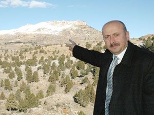 Sarıveliler'de kayak merkezi çalışması