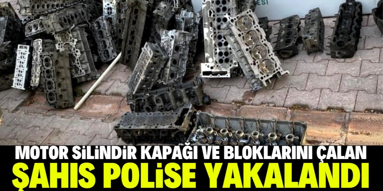 Konya'da hırsızlık şüphelisi polise yakalandı