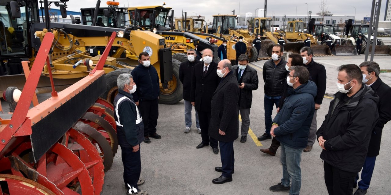 Selçuklu Belediyesi kar yağışına hazır