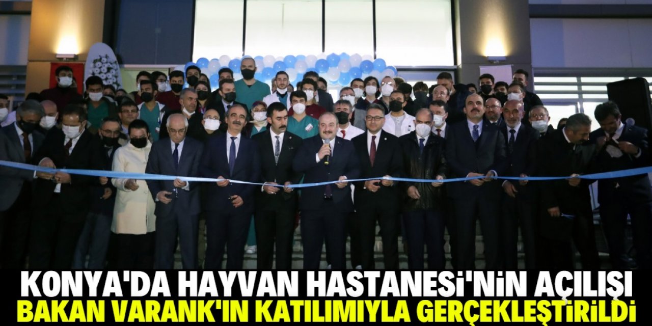 Konya'da Küçük Hayvan Hastanesi'nin açılışı yapıldı