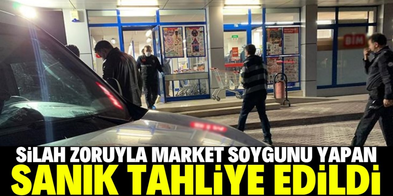 Konya'da silah tehdidiyle market soygunu yapan sanık tahliye edildi