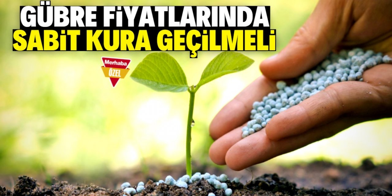 “Gübredeki yüksek fiyat belimizi büküyor”