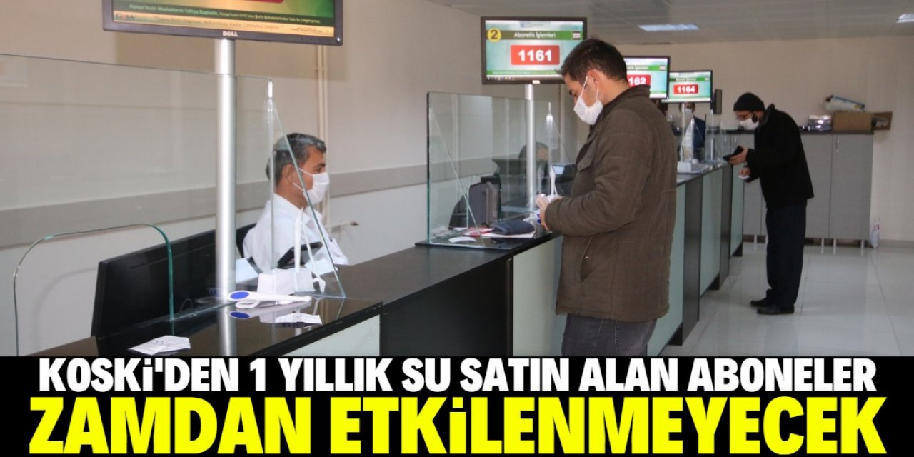 KOSKİ peşin su satın alan abonelere indirim yapacak