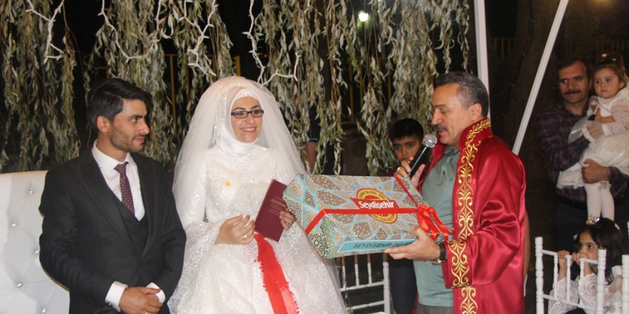Seydişehir'de 2021 yılında 494 çiftin nikahı kıyıldı