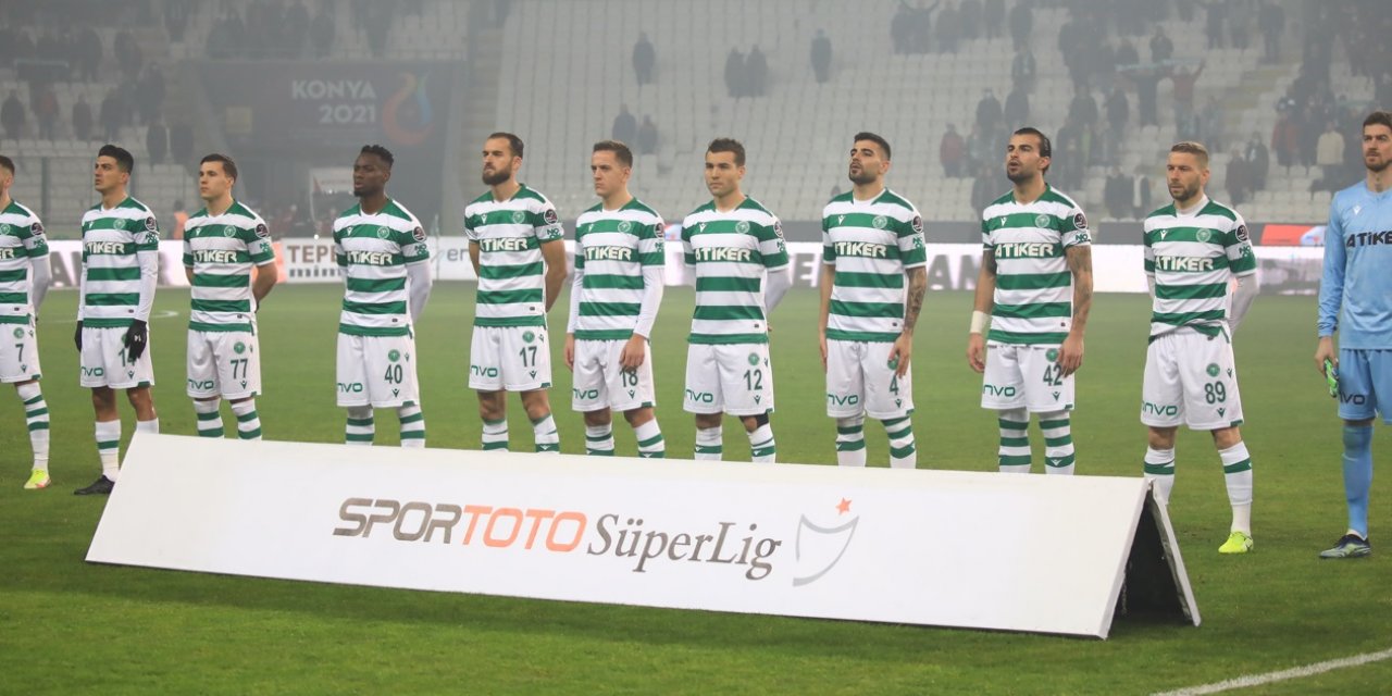 Konyaspor 9 yerli oyuncuyla oynadı