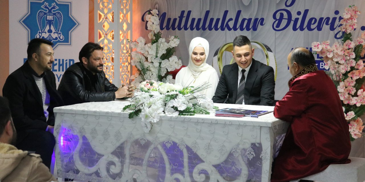 Beyşehir'de 2021'de 579 çiftin nikahı kıyıldı