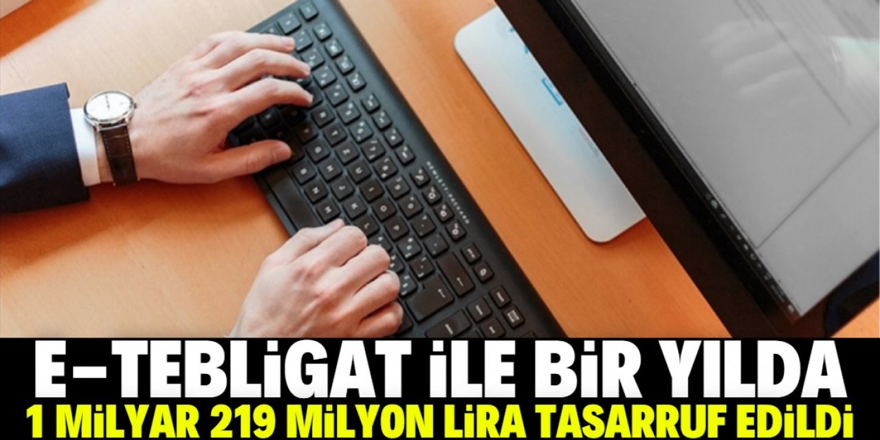 E-tebligat ile bir yılda 53 bin 749 ağaç kesilmekten kurtuldu