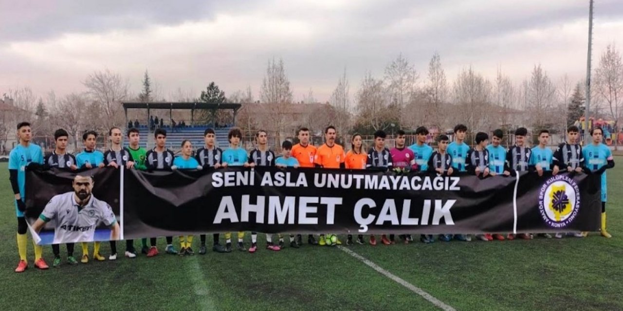 Amatör Futbol Liglerinde Ahmet Çalık unutulmadı
