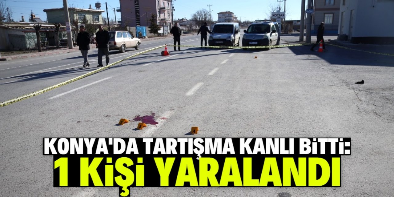 Konya'da tartıştığı dünürü tarafından silahla vurulan kişi yaralandı
