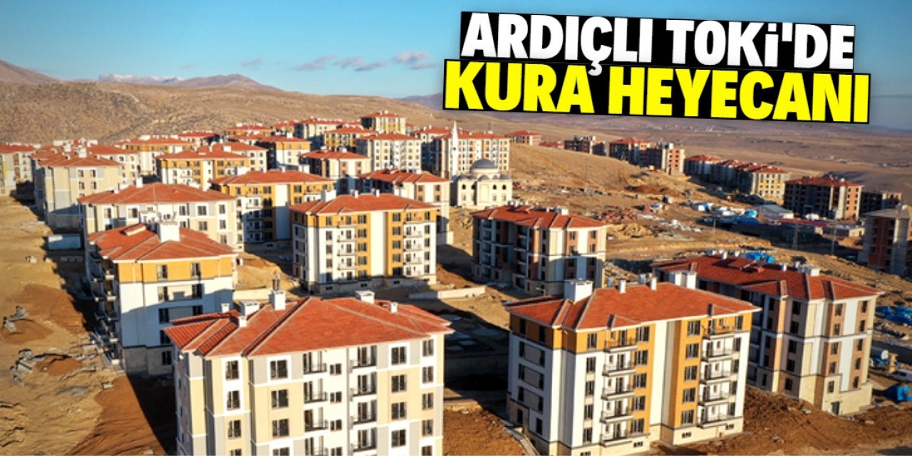 Konya Ardıçlı TOKİ kuraları çekiliyor