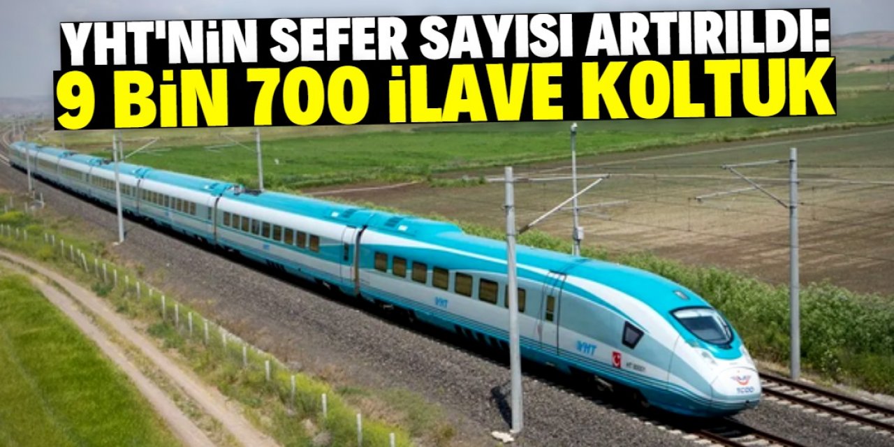 Konya YHT'nin sefer sayısı artırıldı