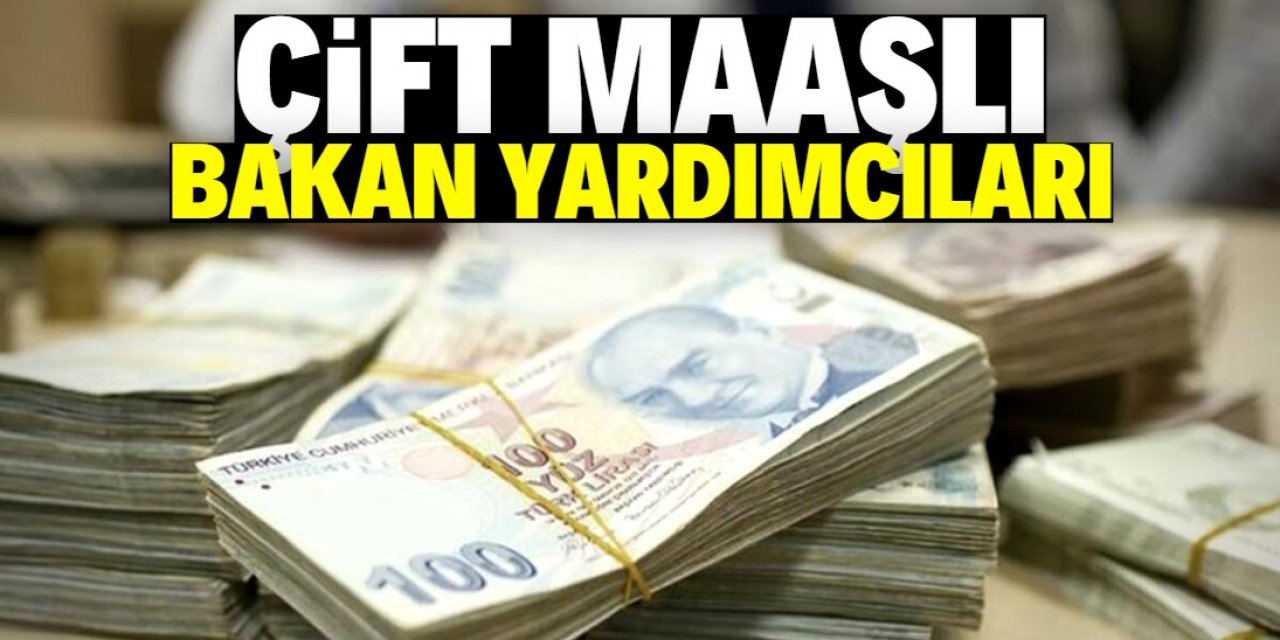 3 bakan yardımcısı çift maaşlı çıktı