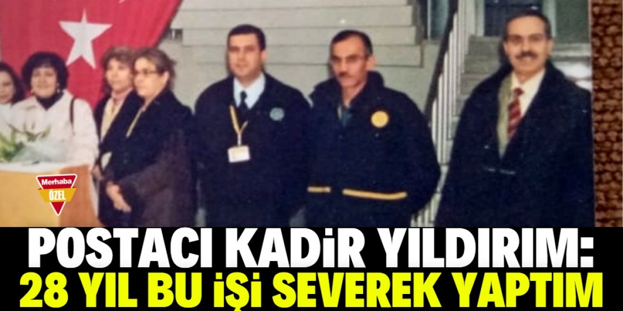 Konya'da 28 yıl postacılık yapan isim: Kadir Yıldırım