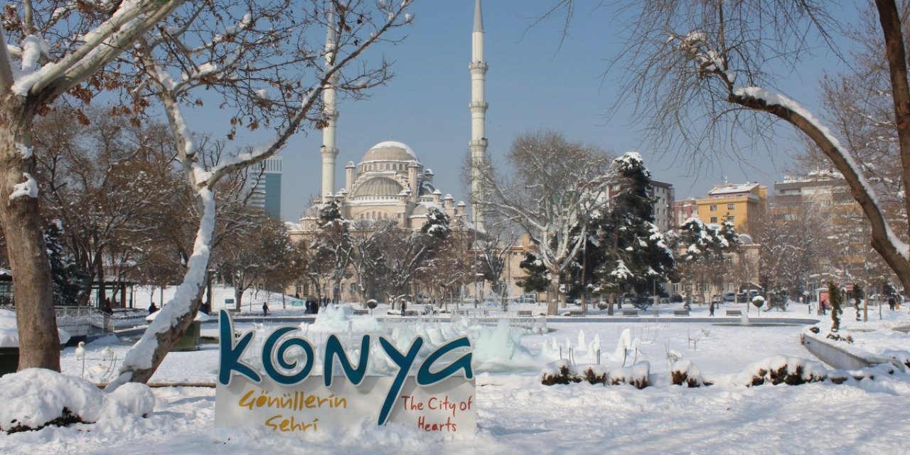 Konya soğuk hava rekoru kırdı