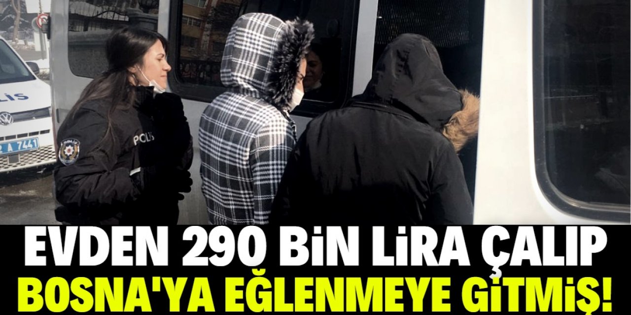 Konya'da evden 290 bin lira çalan hırsız eğlencede yakalandı