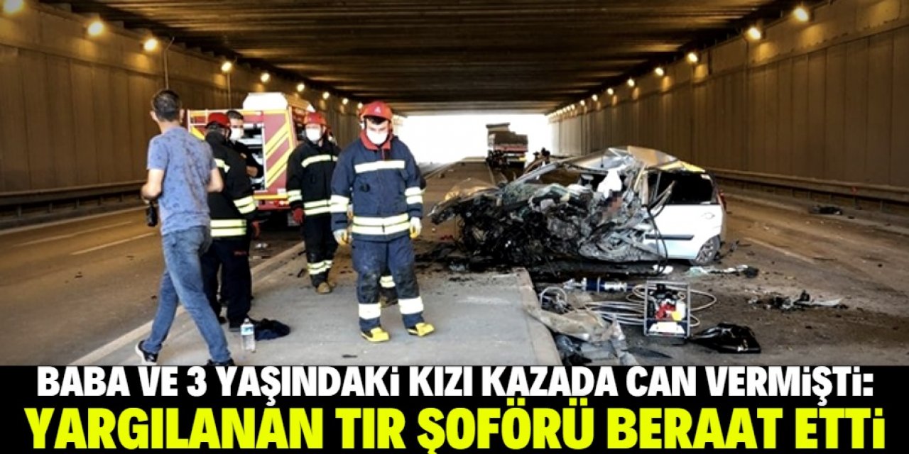 Konya'da 2 kişinin öldüğü kazayla ilgili yargılanan TIR şoförü beraat etti