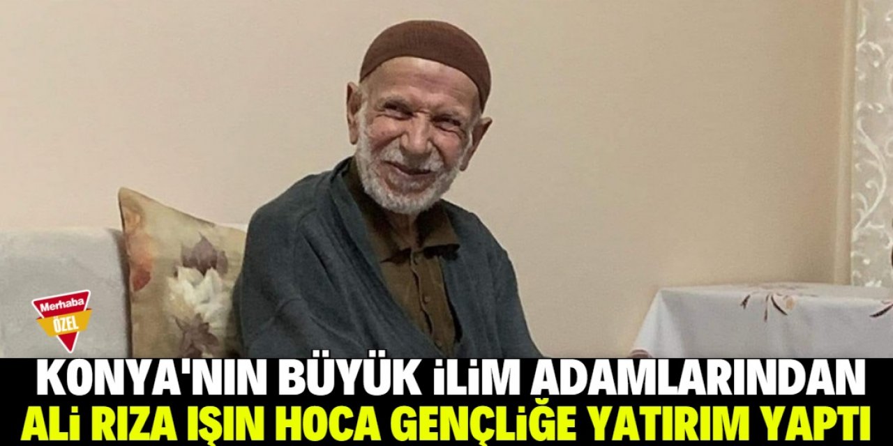 Ali Rıza Işın Hoca gençliğe yatırım yaptı