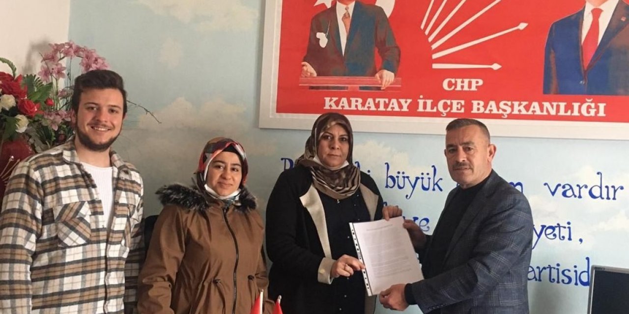 Mahkûm yakınlarından CHP Karatay’a ziyaret