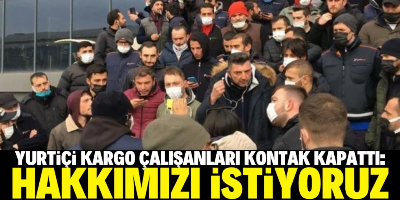 Yurtiçi Kargo çalışanları da kontak kapattı