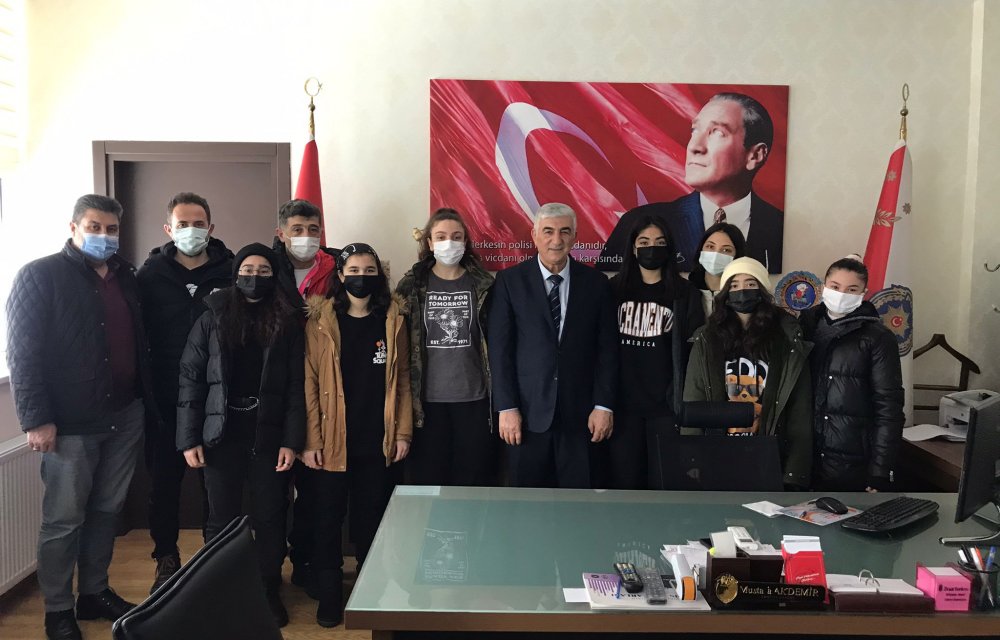 Akşehir'de Masterspor Kulübü yetkilileri ilçe protokolünü ziyaret etti