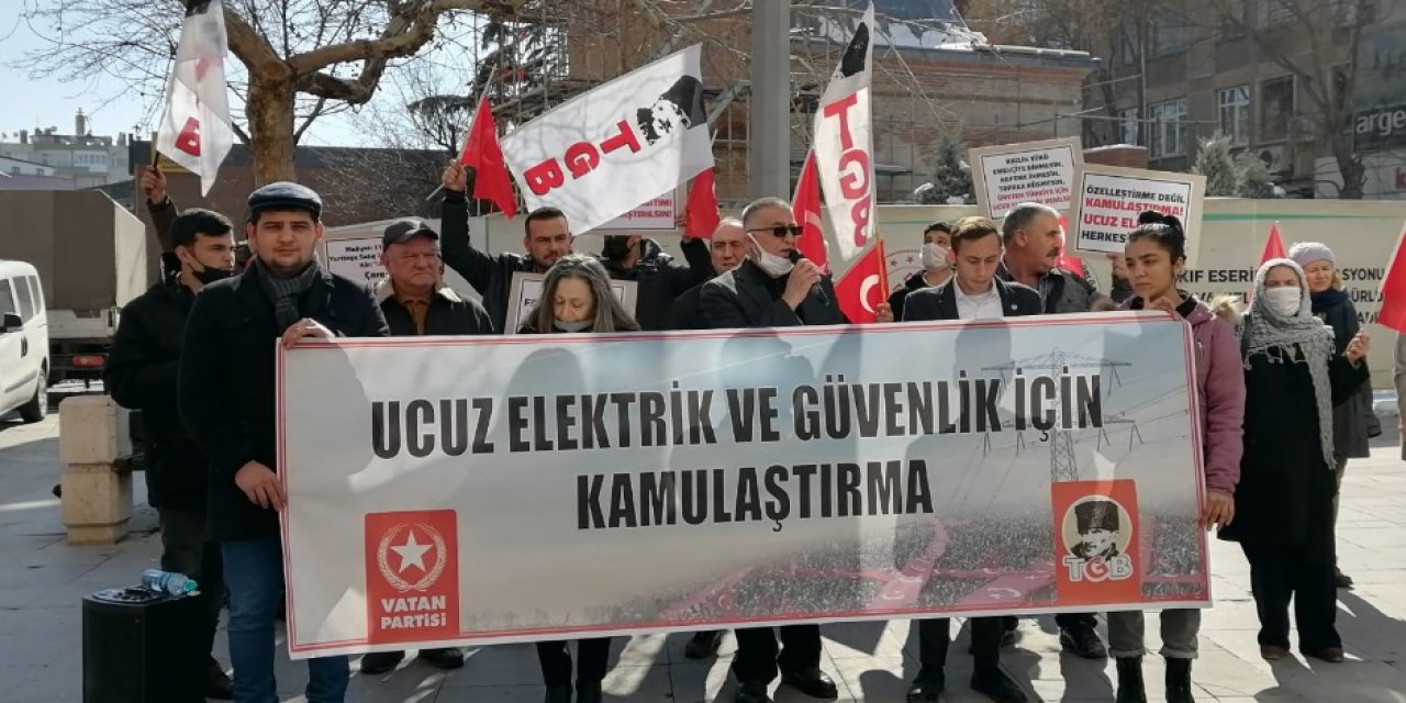 Vatan Partisi ve TGB’den çağrı: Elektrik dağıtımı kamulaştırılsın!