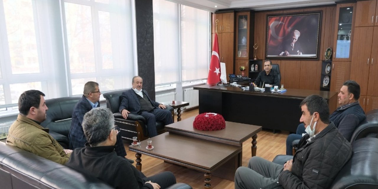 Beyşehir Ziraat Odası Başkanı Ağralı DSİ 4.Bölge Müdürlüğü'nü ziyaret etti