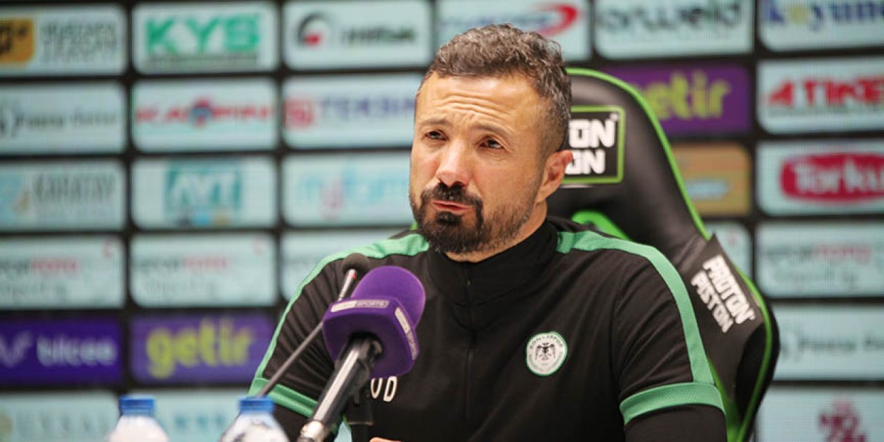 Konyaspor'da teknik sorumlu Osman Demir, son saniye gelen beraberliğe sevindik