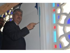 Nur Camii'nin Tezyinat İşleri Başladı