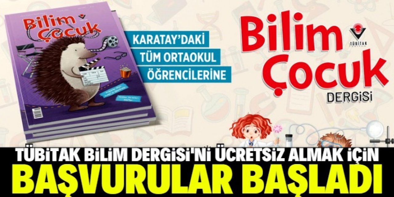 Bilim Dergisi için başvurular başladı