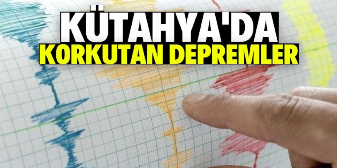 Kütahya’da 3.2 şiddetinde 2 ayrı deprem