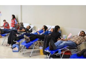 Aksaray Üniversitesi Öğrencilerden Kan Bağışına Destek