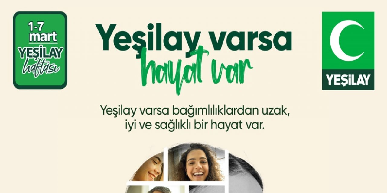 'Yeşilay bir telefon  kadar yakınınzda'