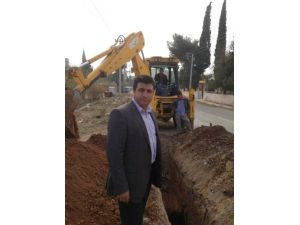 Şenyurt Beldesi'nde Altyapı Çalışmları Sürüyor