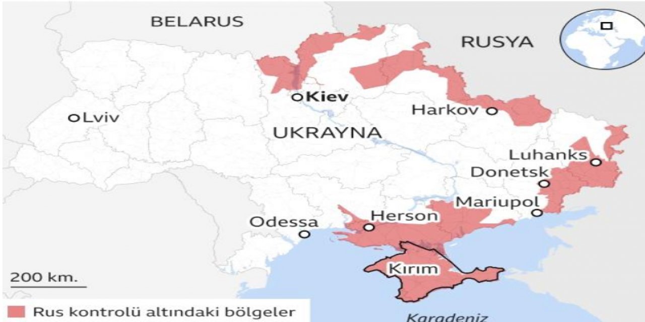 Rusya Ukrayna'da hangi şehirleri ele geçirdi?
