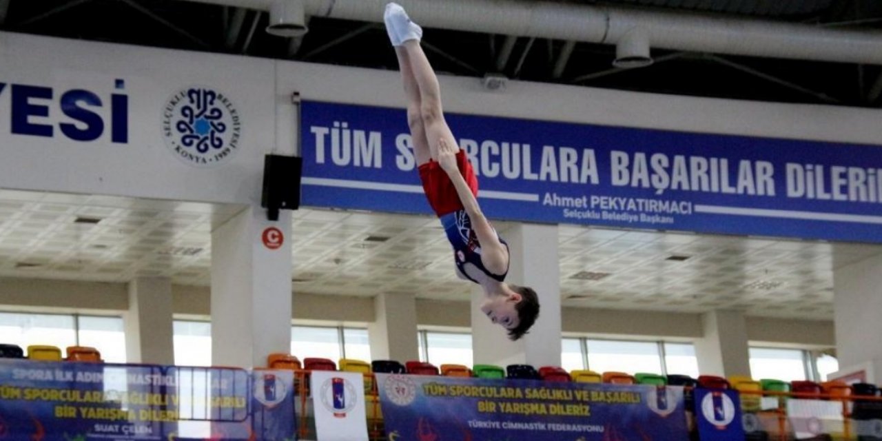 Cimnastik Federasyon Kupası Konya’da yapıldı 