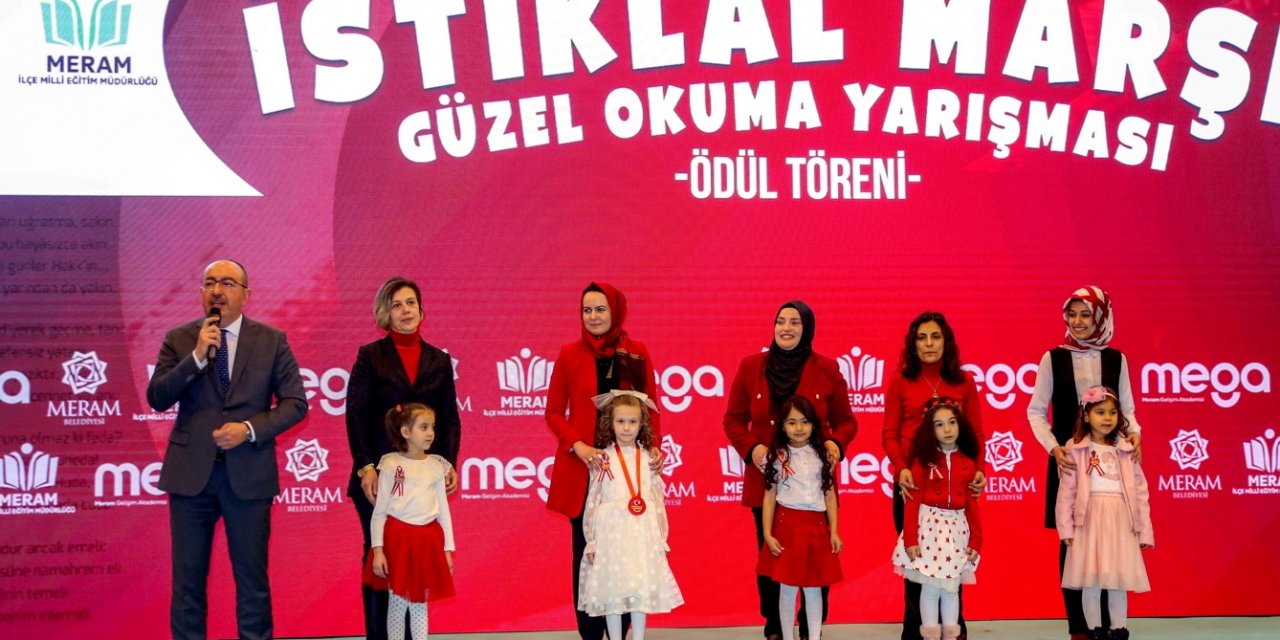 Meram’da duygu dolu İstiklal marşı yarışması