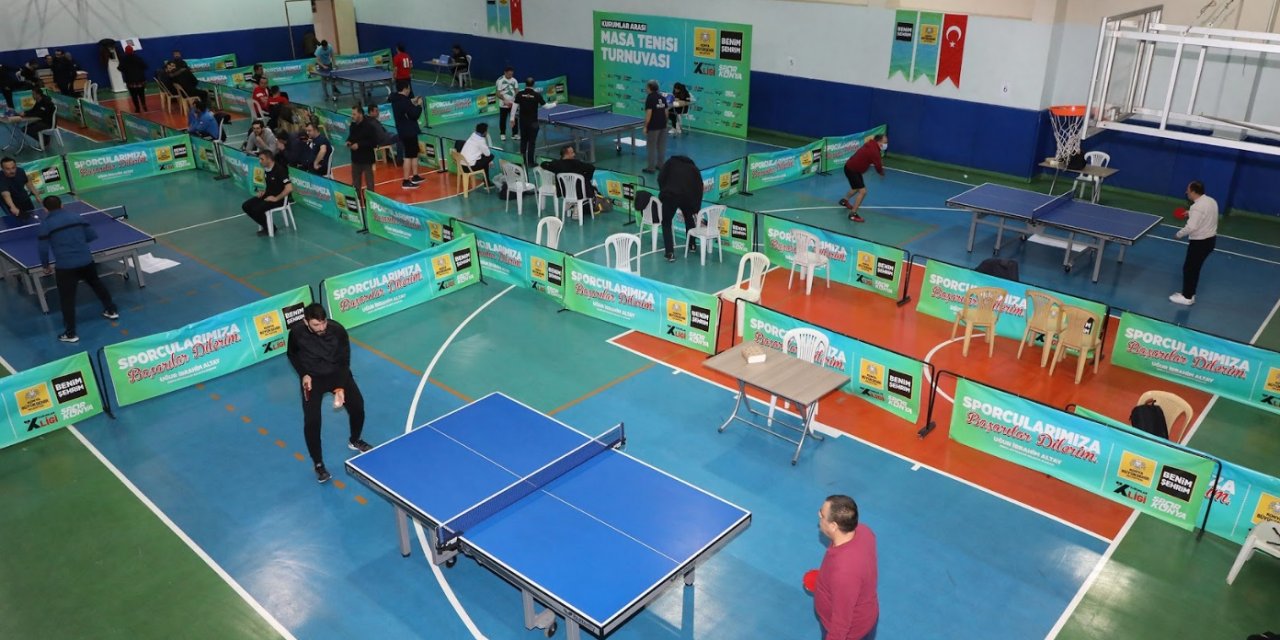 Büyükşehir’in “Kurumlar Arası Masa Tenisi Turnuvası” Başladı