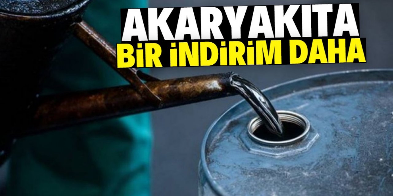 Akaryakıt fiyatına bir indirim daha geldi