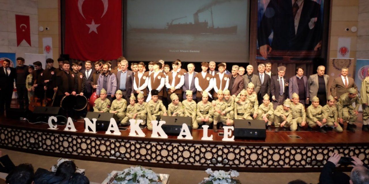 İmam Hatipli gençler Çanakkale’yi andı