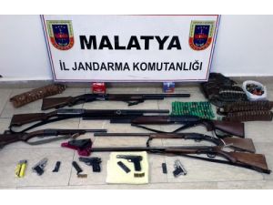 Malatya'da Ruhsatsız Silah Operasyonu