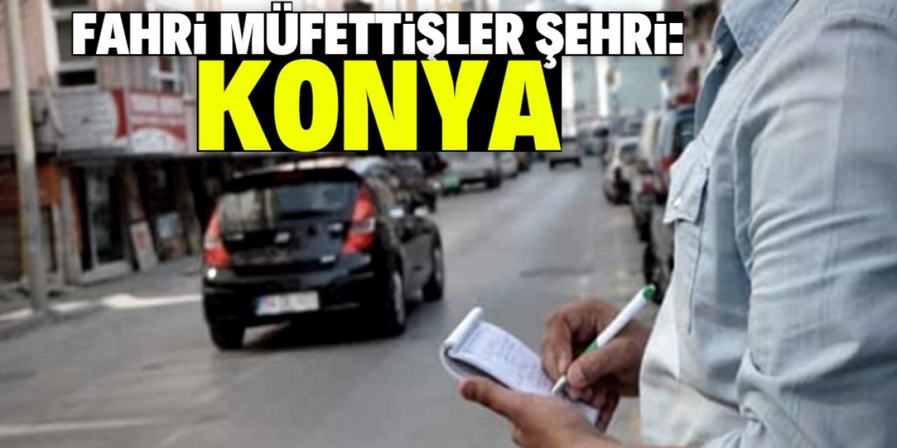 Fahri müfettişler şehri: Konya