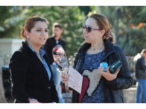 Mhp'li Kadınlar, 5 Bin Adet Karanfil Dağıttı