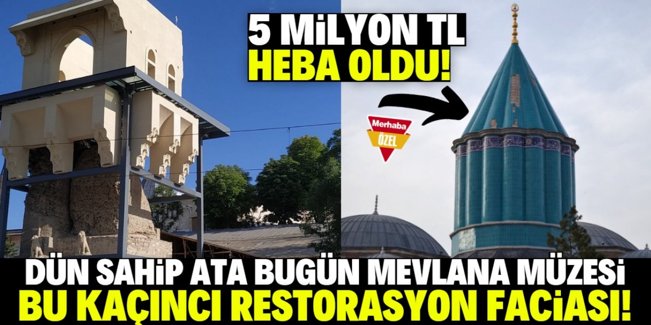 Konya’da bir restorasyon faciası daha!