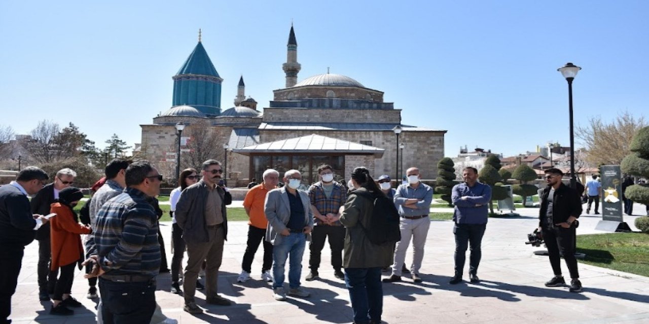 Kültür ve sanat muhabirleri Konya’da buluştu